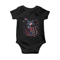 Funny Patriotic Cat Lover Baby Onesie 4th Of July Freedom
