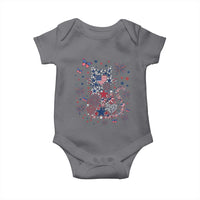 Funny Patriotic Cat Lover Baby Onesie 4th Of July Freedom