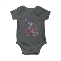 Funny Patriotic Cat Lover Baby Onesie 4th Of July Freedom