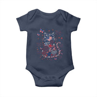 Funny Patriotic Cat Lover Baby Onesie 4th Of July Freedom