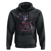 Funny Patriotic Cat Lover Hoodie 4th Of July Freedom