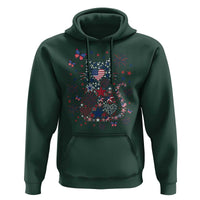 Funny Patriotic Cat Lover Hoodie 4th Of July Freedom