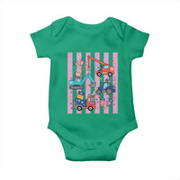 Red White And Blue Construction Crew Baby Onesie Patriotic Kids 4th Of July