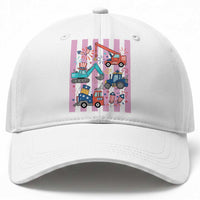 Red White And Blue Construction Crew Baseball Cap Patriotic Kids 4th Of July