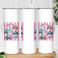 Red White And Blue Construction Crew Skinny Tumbler Patriotic Kids 4th Of July