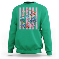 Red White And Blue Construction Crew Sweatshirt Patriotic Kids 4th Of July