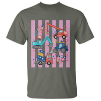 Red White And Blue Construction Crew T Shirt Patriotic Kids 4th Of July