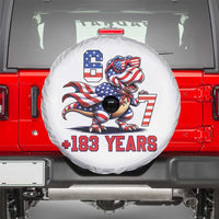 Funny 67 Meme Dinosaur American Pride Spare Tire Cover USA 250th Anniversary