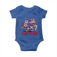 Funny 67 Meme Dinosaur American Pride Baby Onesie USA 250th Anniversary