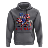 Funny 67 Meme Dinosaur American Pride Hoodie USA 250th Anniversary