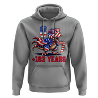 Funny 67 Meme Dinosaur American Pride Hoodie USA 250th Anniversary