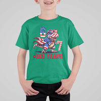 Funny 67 Meme Dinosaur American Pride T Shirt For Kid USA 250th Anniversary