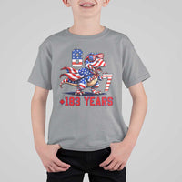 Funny 67 Meme Dinosaur American Pride T Shirt For Kid USA 250th Anniversary