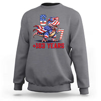 Funny 67 Meme Dinosaur American Pride Sweatshirt USA 250th Anniversary