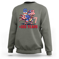 Funny 67 Meme Dinosaur American Pride Sweatshirt USA 250th Anniversary