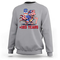 Funny 67 Meme Dinosaur American Pride Sweatshirt USA 250th Anniversary