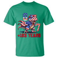 Funny 67 Meme Dinosaur American Pride T Shirt USA 250th Anniversary