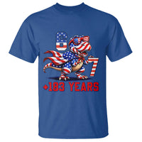 Funny 67 Meme Dinosaur American Pride T Shirt USA 250th Anniversary