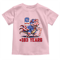 Funny 67 Meme Dinosaur American Pride Toddler T Shirt USA 250th Anniversary