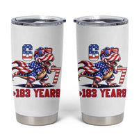 Funny 67 Meme Dinosaur American Pride Tumbler Cup USA 250th Anniversary