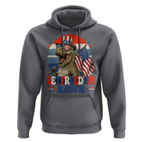 Red White Blue Dinosaur Pride Hoodie Let Freedom Rawr