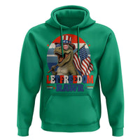 Red White Blue Dinosaur Pride Hoodie Let Freedom Rawr