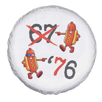 Funny 67 Meme Hot Dog Lover Spare Tire Cover USA 250 BBQ Celebration