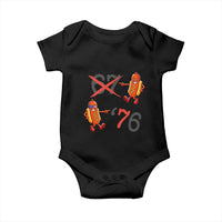 Funny 67 Meme Hot Dog Lover Baby Onesie USA 250 BBQ Celebration