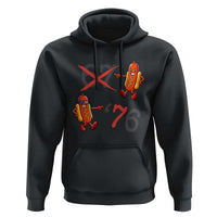 Funny 67 Meme Hot Dog Lover Hoodie USA 250 BBQ Celebration
