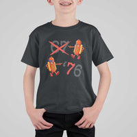 Funny 67 Meme Hot Dog Lover T Shirt For Kid USA 250 BBQ Celebration