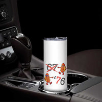 Funny 67 Meme Hot Dog Lover Skinny Tumbler USA 250 BBQ Celebration