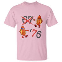 Funny 67 Meme Hot Dog Lover T Shirt USA 250 BBQ Celebration