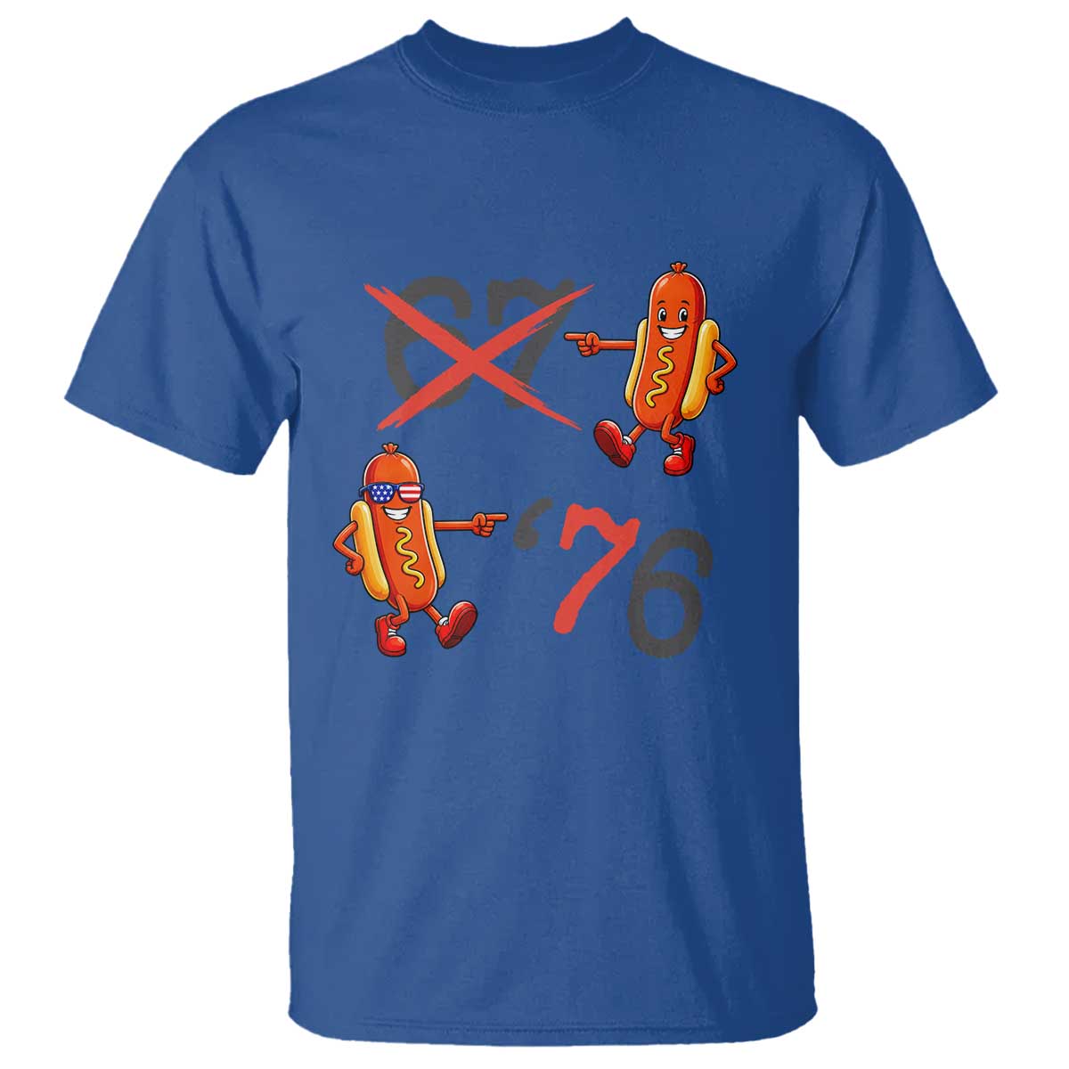 Funny 67 Meme Hot Dog Lover T Shirt USA 250 BBQ Celebration