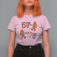 Funny 67 Meme Hot Dog Lover T Shirt For Women USA 250 BBQ Celebration