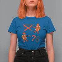 Funny 67 Meme Hot Dog Lover T Shirt For Women USA 250 BBQ Celebration