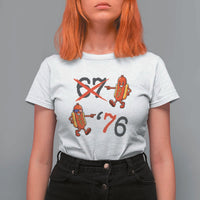 Funny 67 Meme Hot Dog Lover T Shirt For Women USA 250 BBQ Celebration