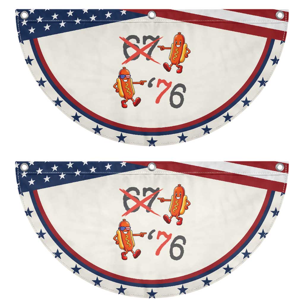 Funny 67 Meme Hot Dog Lover Patriotic Fan Flag USA 250 BBQ Celebration