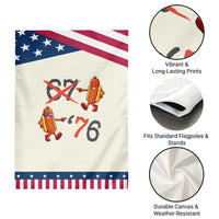Funny 67 Meme Hot Dog Lover Patriotic Garden Flag USA 250 BBQ Celebration