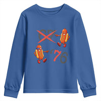 Funny 67 Meme Hot Dog Lover Youth Sweatshirt USA 250 BBQ Celebration