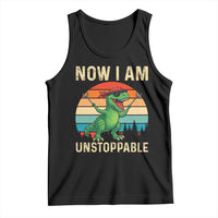 Now I Am Unstoppable Tank Top Funny Mama Saurus Dinosaur - Wonder Print Shop