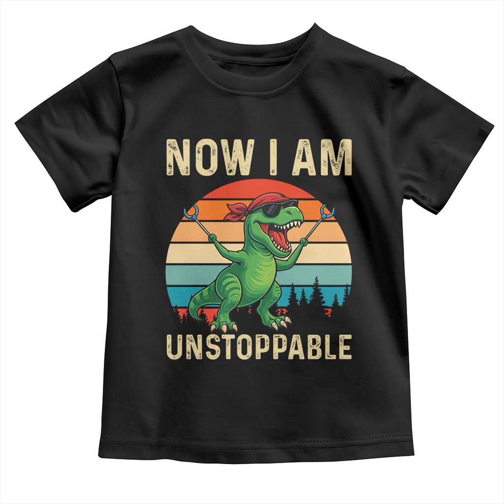 Now I Am Unstoppable Toddler T Shirt Funny Mama Saurus Dinosaur - Wonder Print Shop