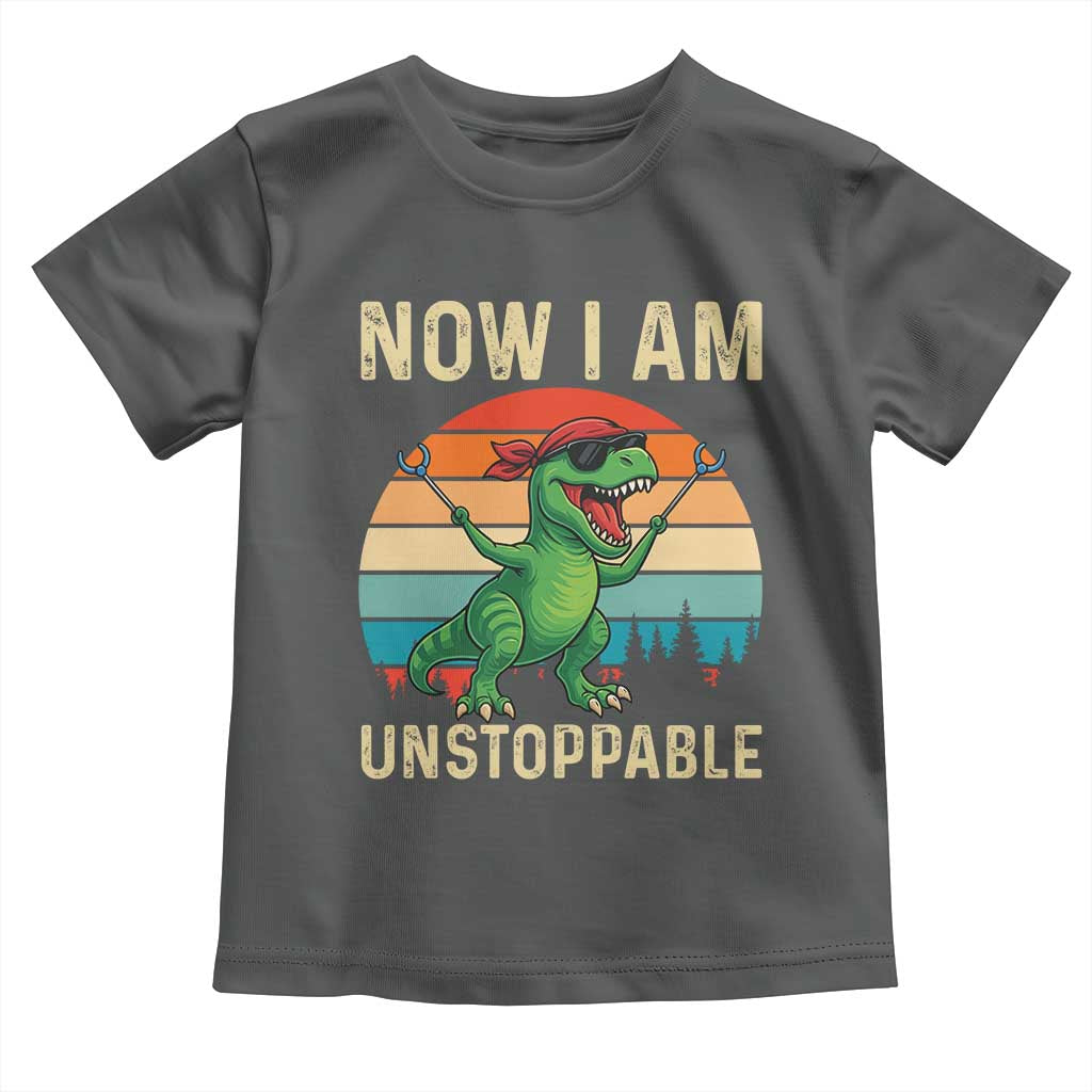 Now I Am Unstoppable Toddler T Shirt Funny Mama Saurus Dinosaur - Wonder Print Shop