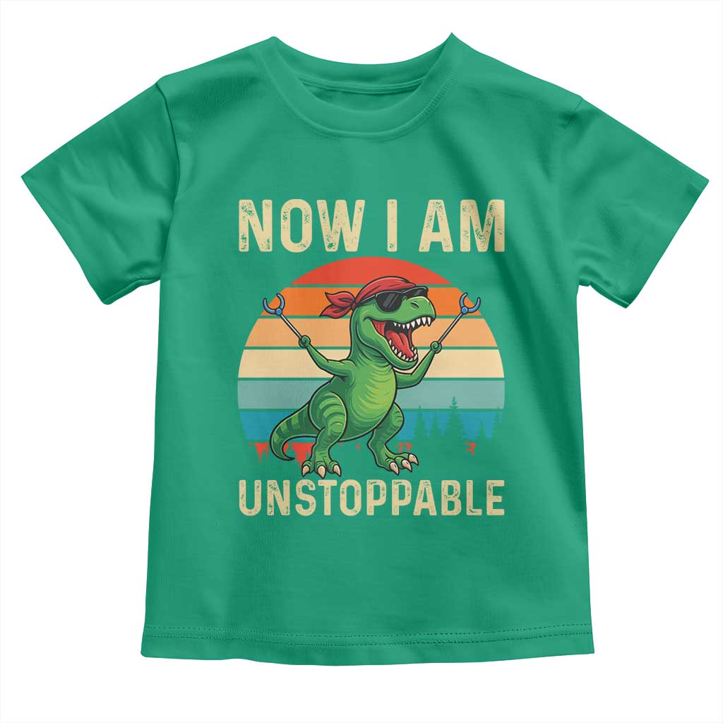 Now I Am Unstoppable Toddler T Shirt Funny Mama Saurus Dinosaur - Wonder Print Shop