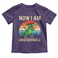 Now I Am Unstoppable Toddler T Shirt Funny Mama Saurus Dinosaur - Wonder Print Shop