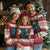 Bigfoot Dinosaur Ugly Christmas Sweater Funny Prehistoric Starry Night Van Gogh - Wonder Print Shop