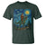 Bigfoot Dinosaur T Shirt Funny Prehistoric Starry Night Van Gogh - Wonder Print Shop