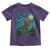 Bigfoot Dinosaur Toddler T Shirt Funny Prehistoric Starry Night Van Gogh - Wonder Print Shop