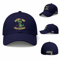 Now I Am Unstoppable Baseball Cap Funny Dinosaur Lovers