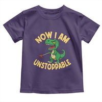 Now I Am Unstoppable Toddler T Shirt Funny Dinosaur Lovers - Wonder Print Shop