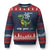 Funny Dino Lovers Ugly Christmas Sweater If You Are Happy And You Know It Clap Your Oh - Wonder Print Shop